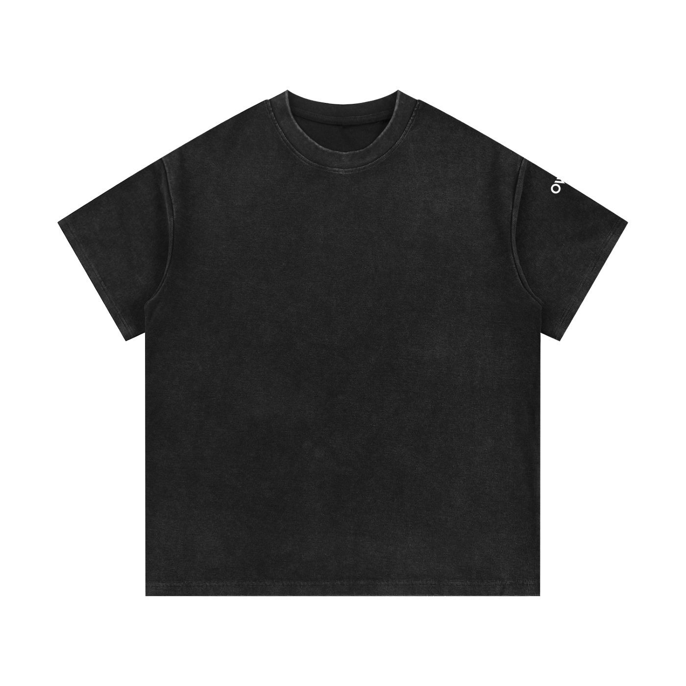 OWL Mineral Wash Waffle Knit Tee