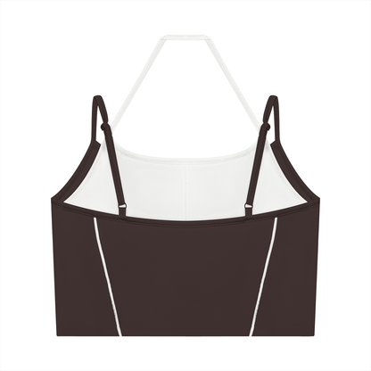 Tawny Espresso Layered Yoga Top
