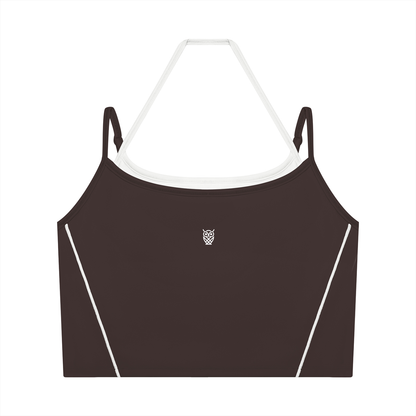 Tawny Espresso Layered Yoga Top
