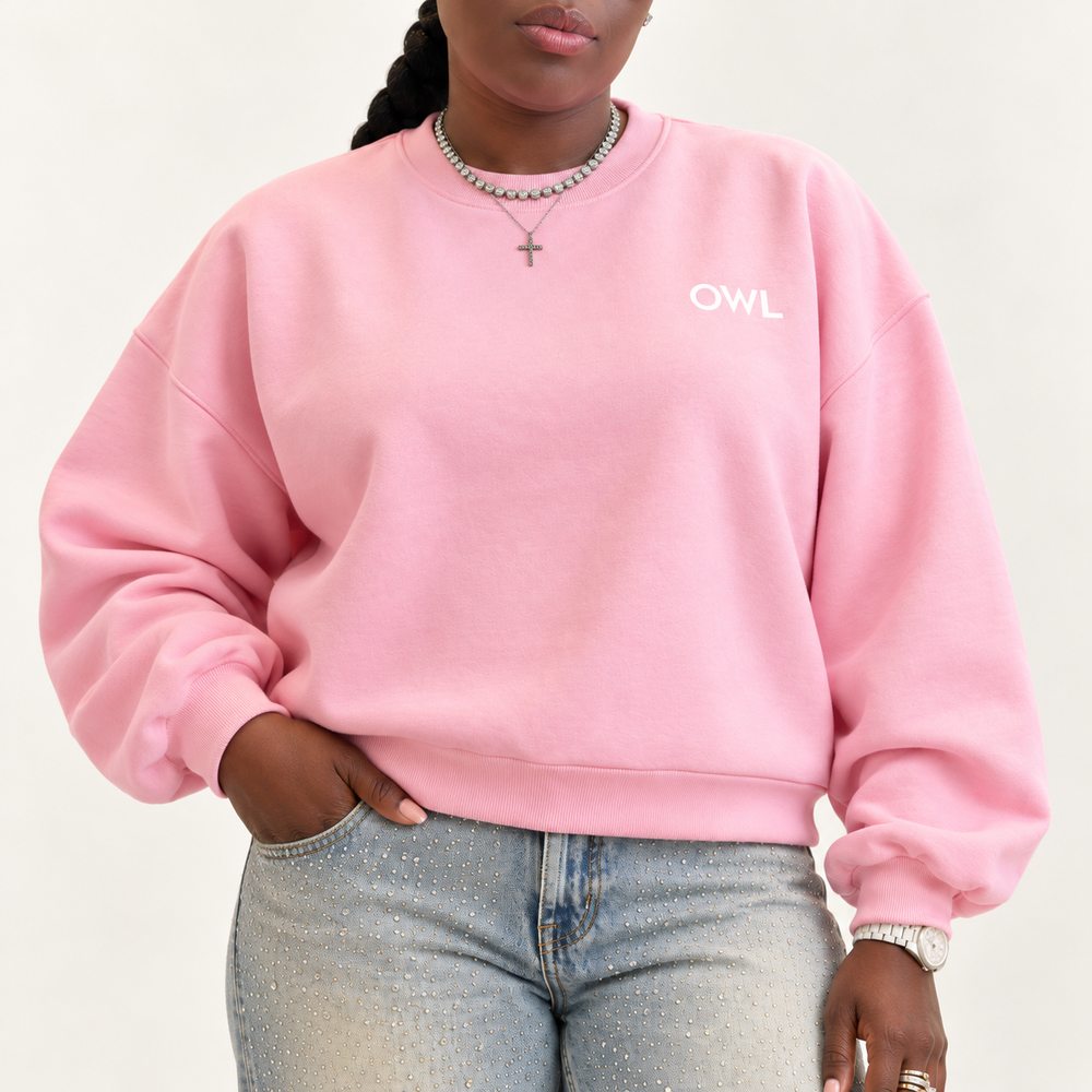 The OWL Strength Crew-Awareness Pink