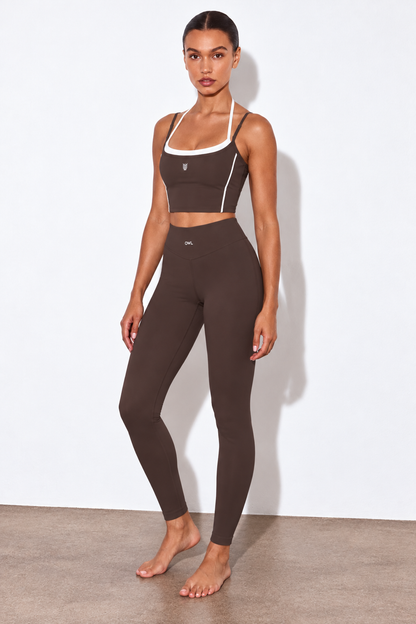 Tawny Espresso High-Waisted Leggings