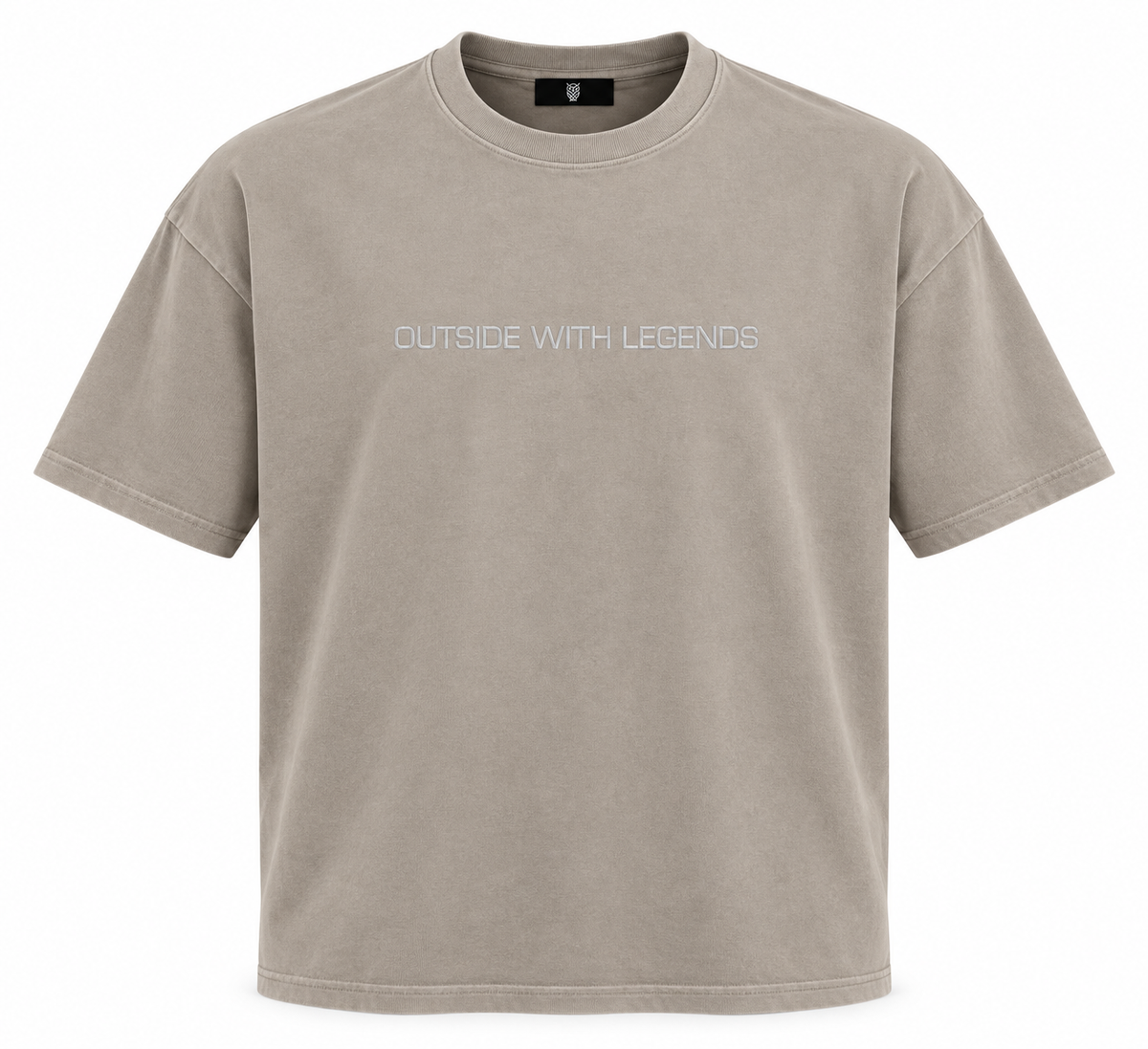 The Outside Signature Embroidered T- Shirt