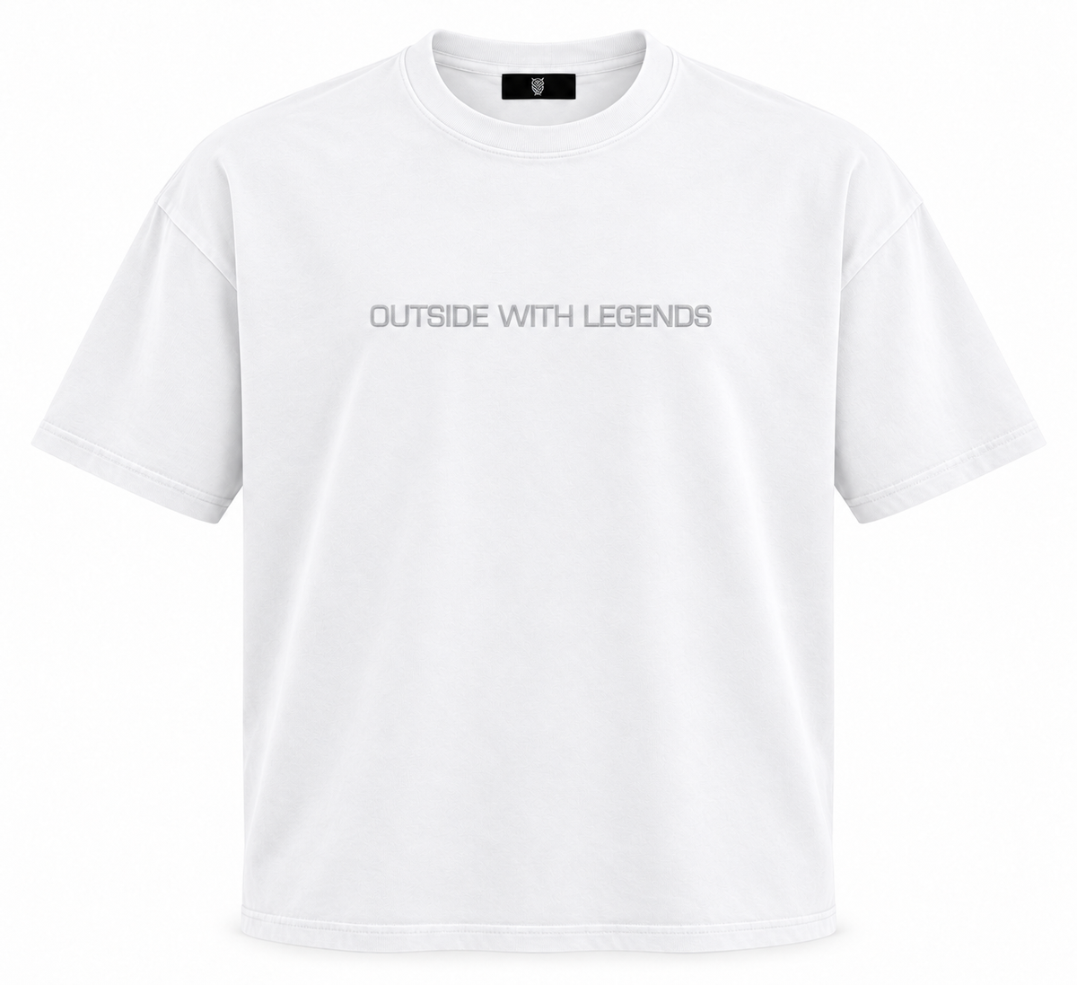 The Outside Signature Embroidered T- Shirt