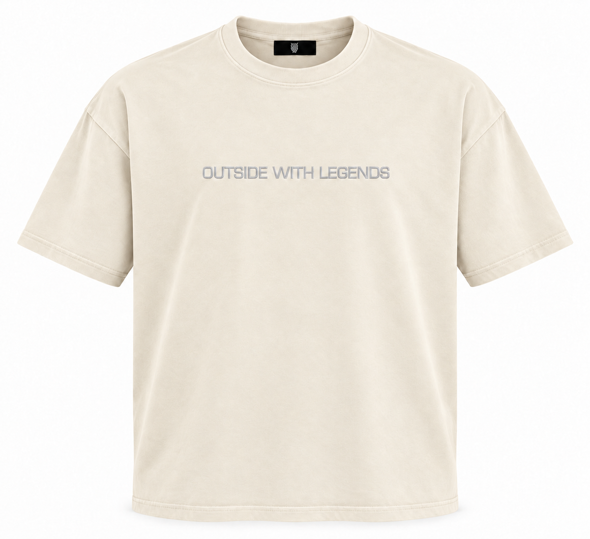 The Outside Signature Embroidered T- Shirt