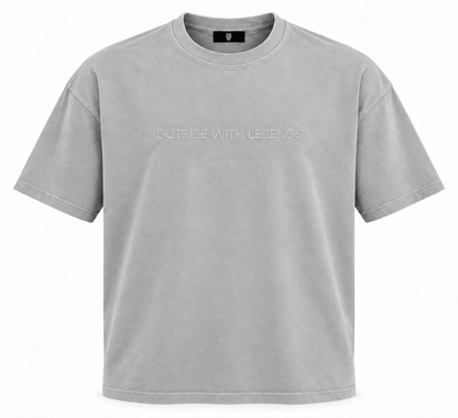 The Outside Signature Embroidered T- Shirt
