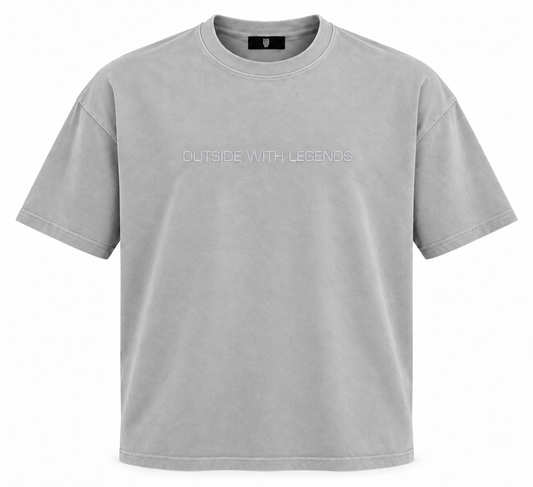 The Outside Signature Embroidered T- Shirt
