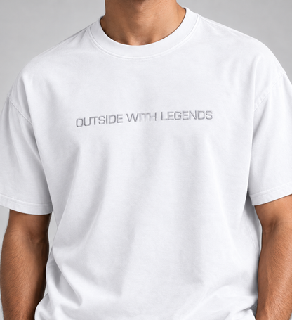 The Outside Signature Embroidered T- Shirt
