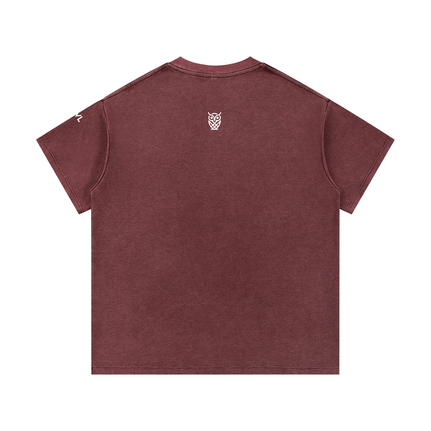 OWL Mineral Wash Waffle Knit Tee